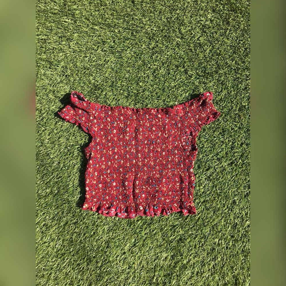 Papermoon Off the Shoulder Floral Top